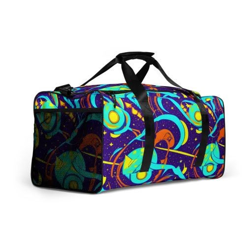 Stellar Swirl on a Duffle Bag