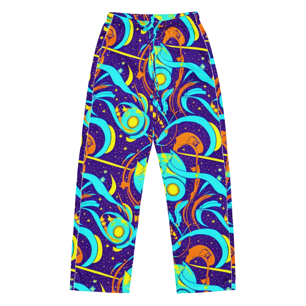 Stellar Swirl on Women's Pajama Pants — Front