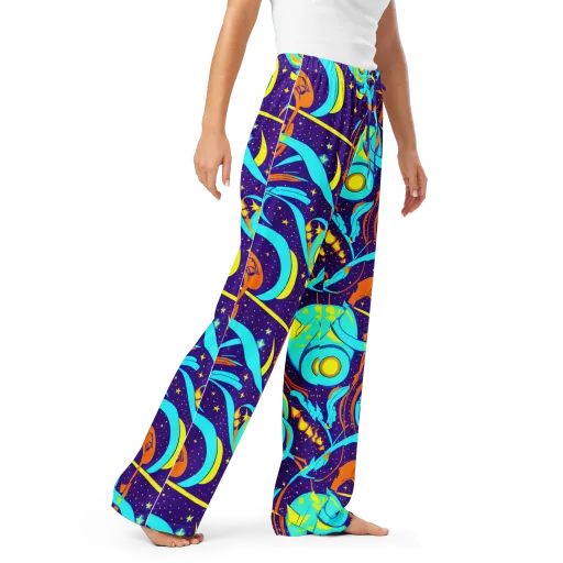 Stellar Swirl on a Women's Pajama Pants