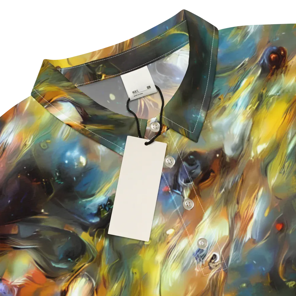 Brushwork Blaze on Men's Slim Fit Polo Shirt — Product details