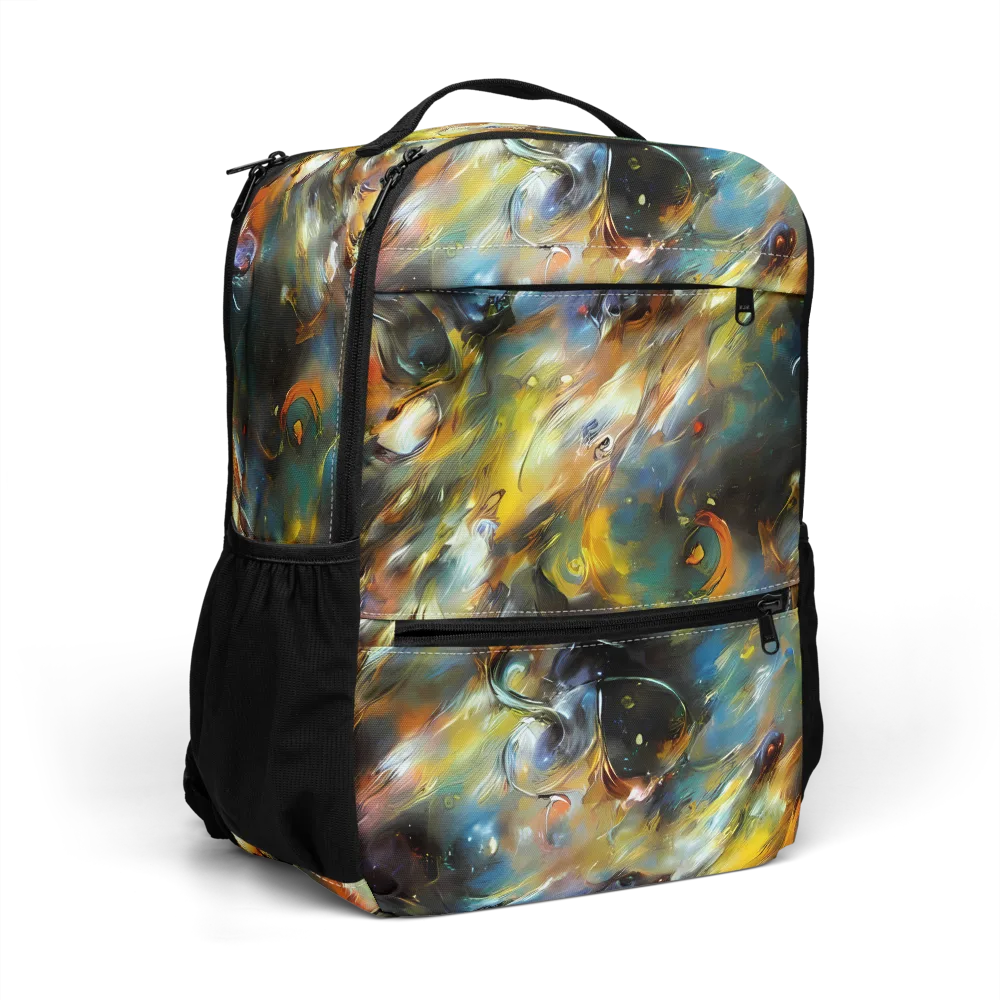 Brushwork Blaze on Utility Backpack — Right Front