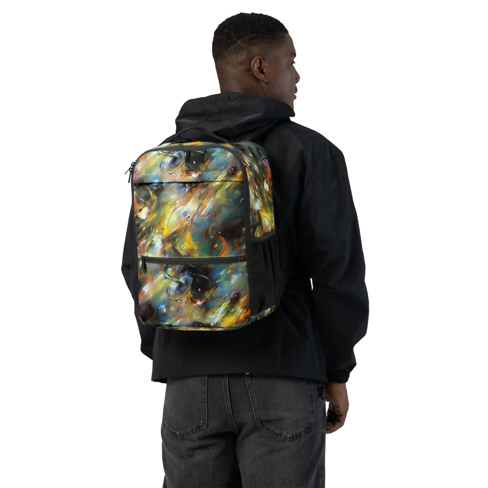 Brushwork Blaze on Utility Backpack — Back
