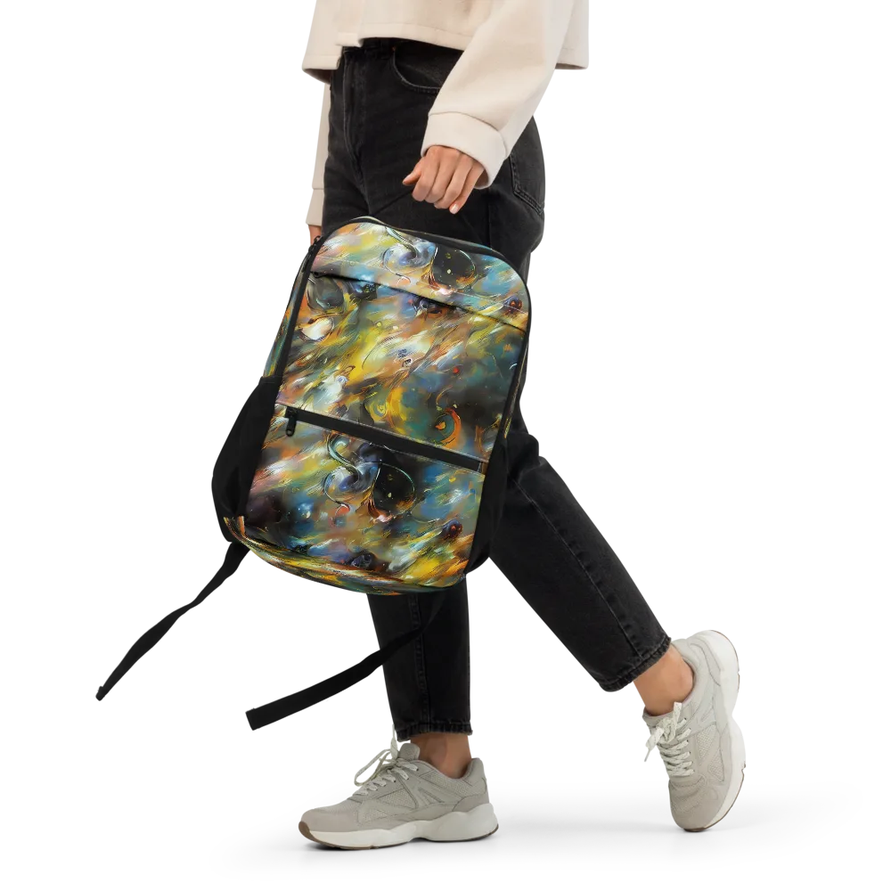Brushwork Blaze on Utility Backpack — Front