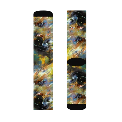 Brushwork Blaze on a Socks