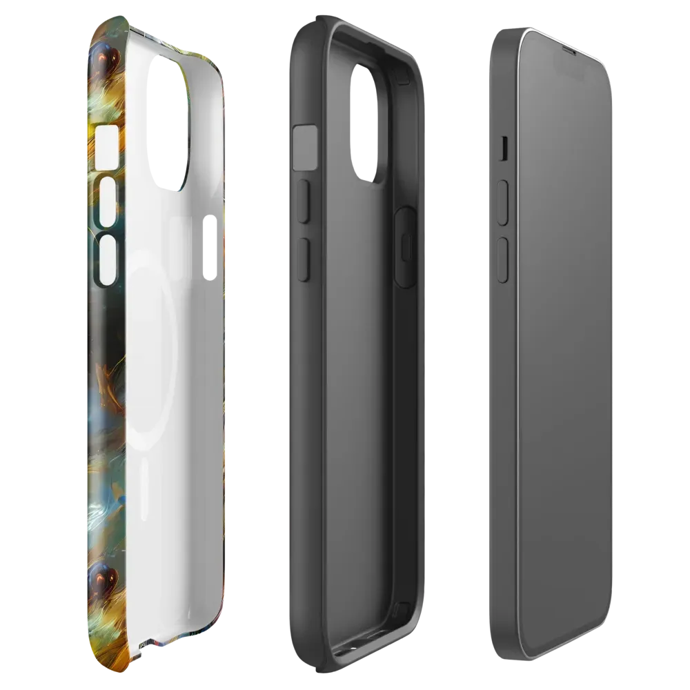 Brushwork Blaze on MagSafe Tough Case for iPhone® — Front