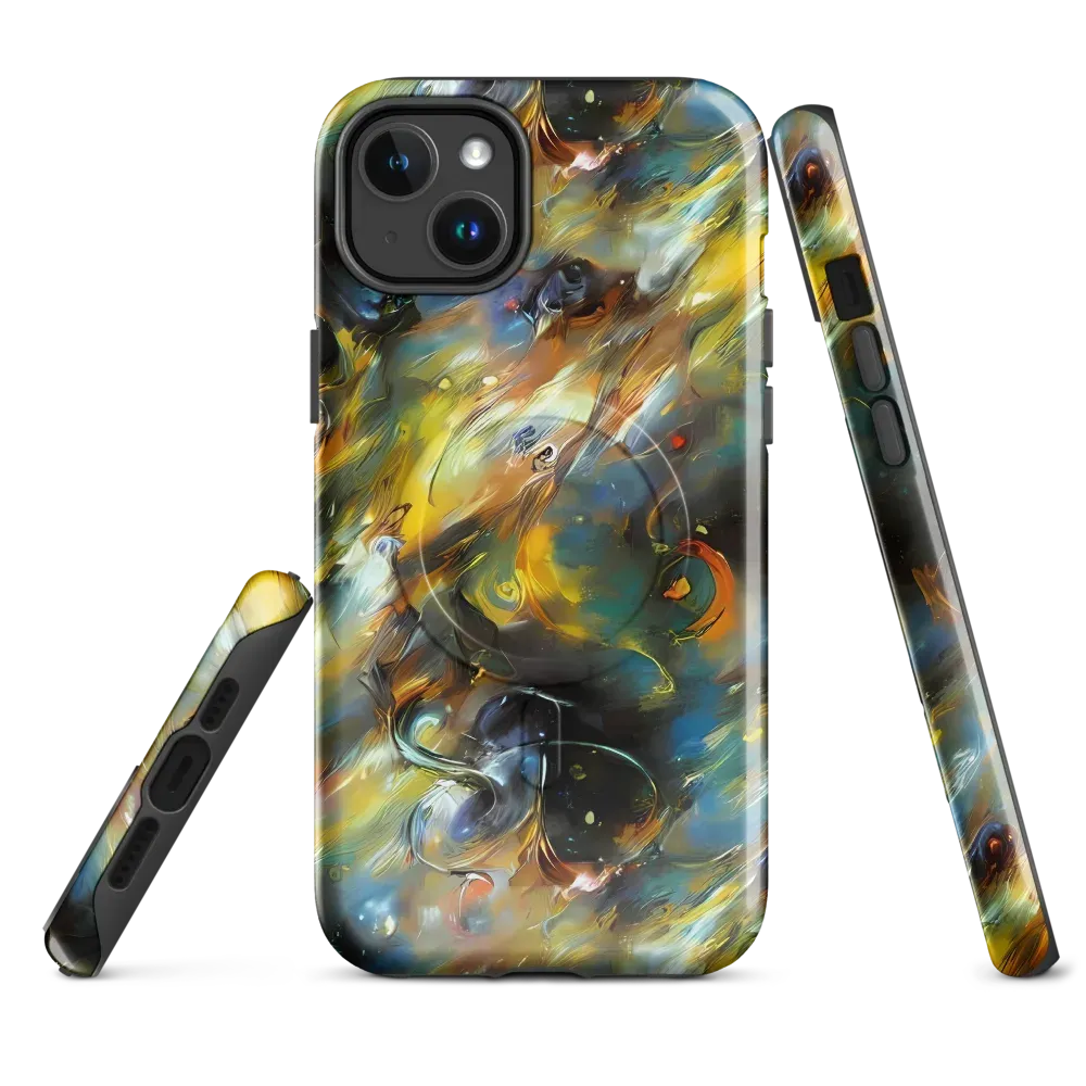 Brushwork Blaze on MagSafe Tough Case for iPhone® — Front