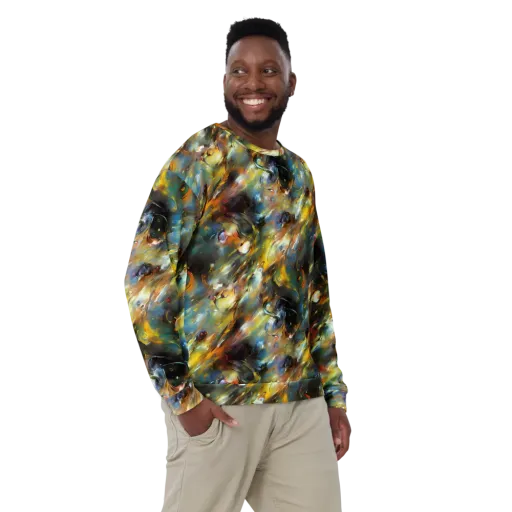 Brushwork Blaze on a Sweatshirt