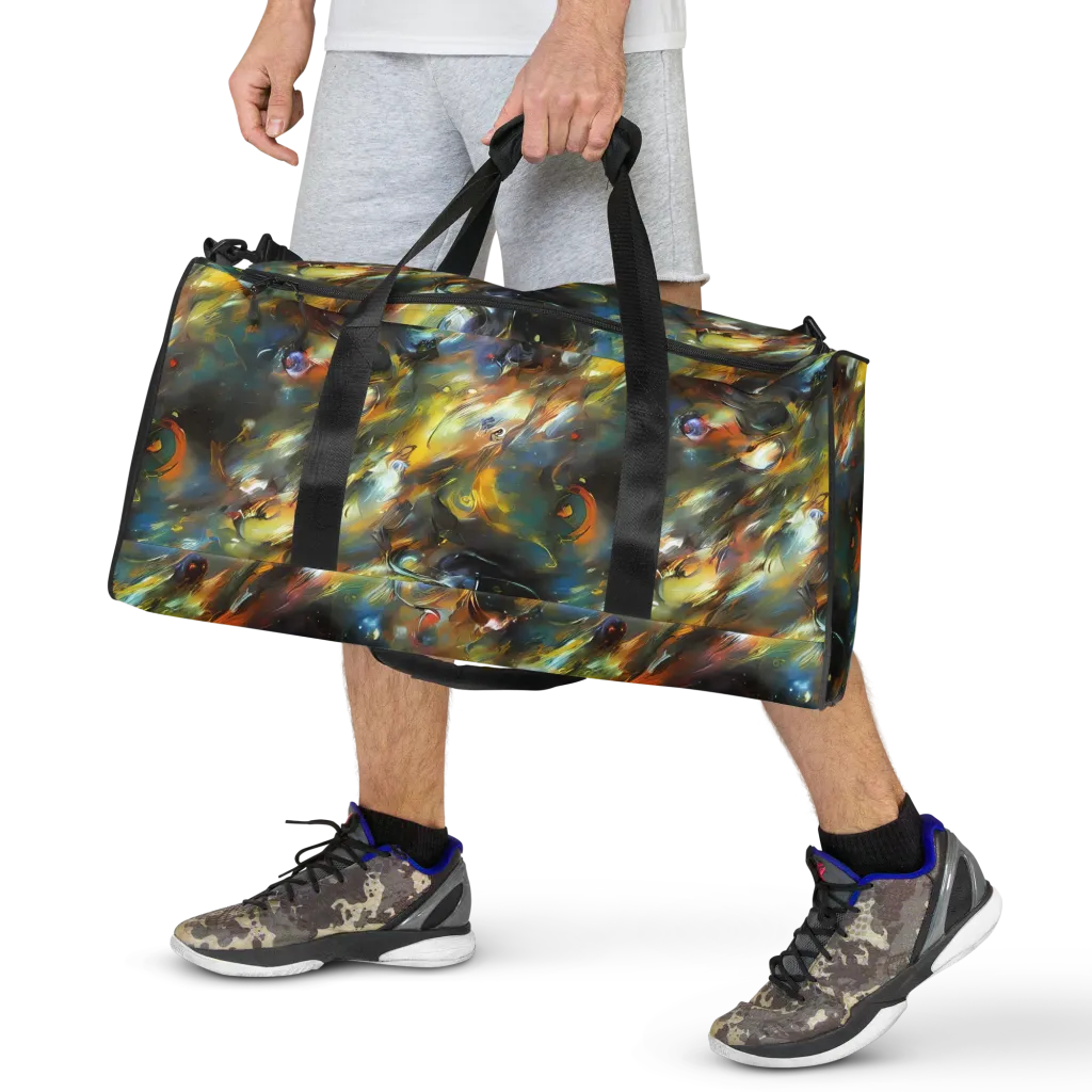 Brushwork Blaze on Duffle Bag — Front