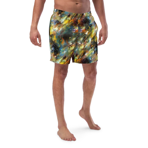 Brushwork Blaze on a Swim Trunks