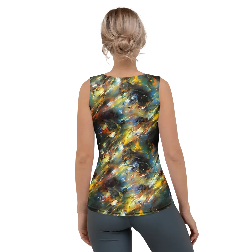 Brushwork Blaze on Women's Tank Top — Back