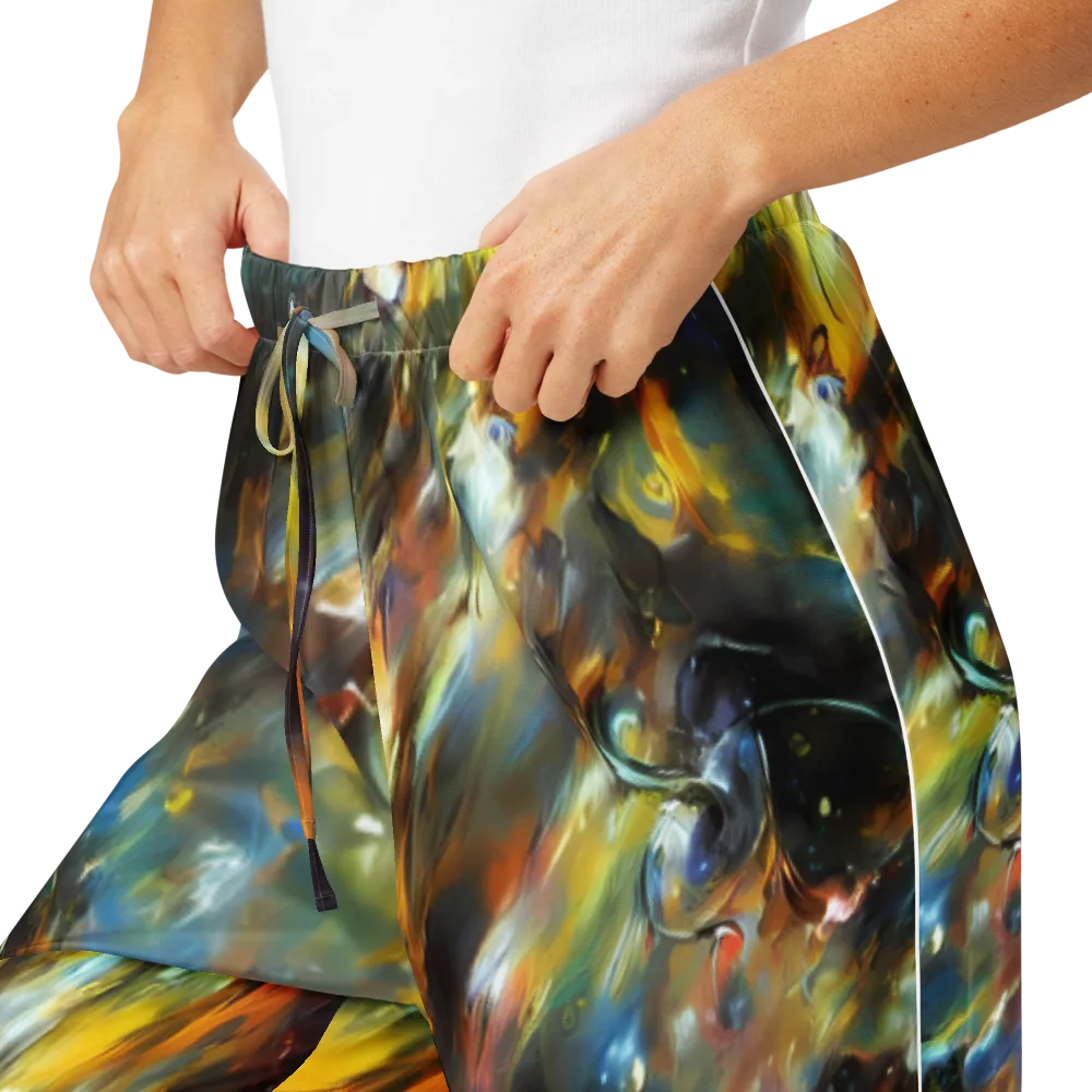 Brushwork Blaze on Women's Pajama Pants — Product details
