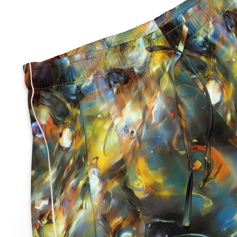 Brushwork Blaze on Women's Pajama Shorts — Product details