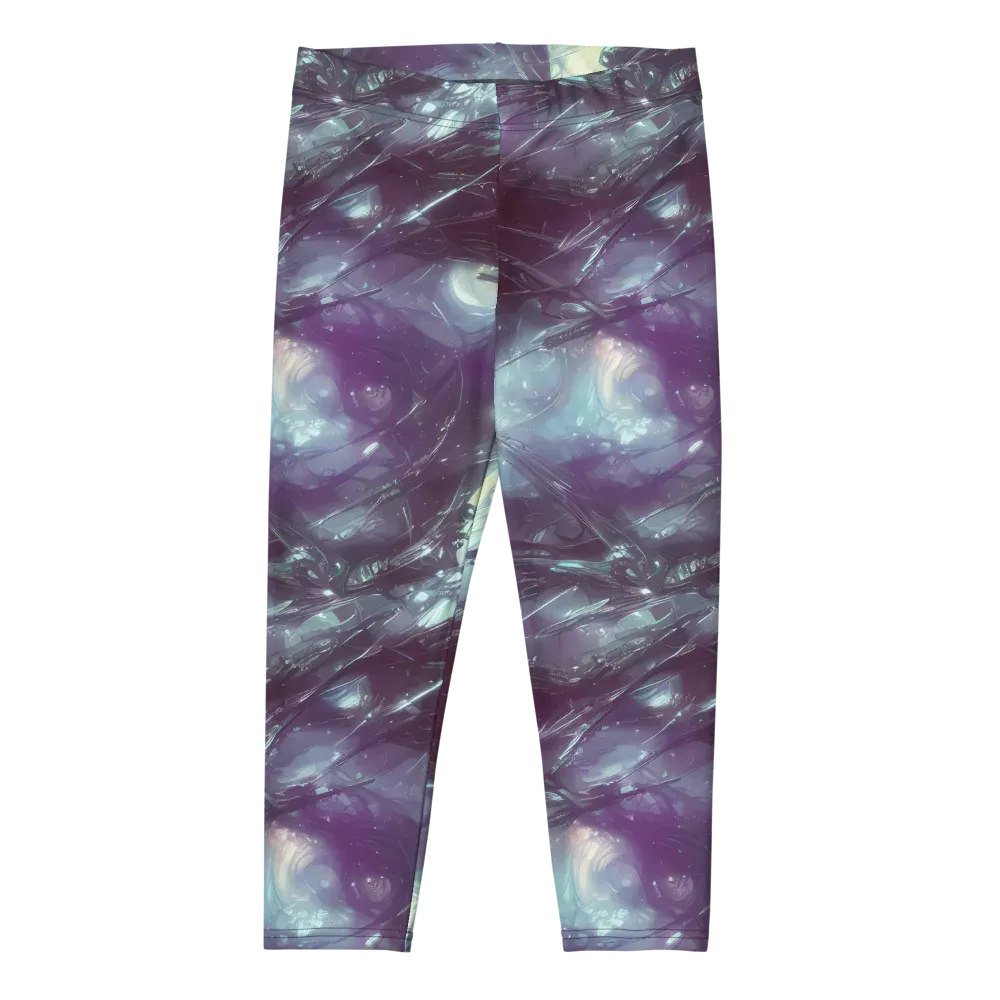 Nihei Shimmer on Capri Leggings — Front
