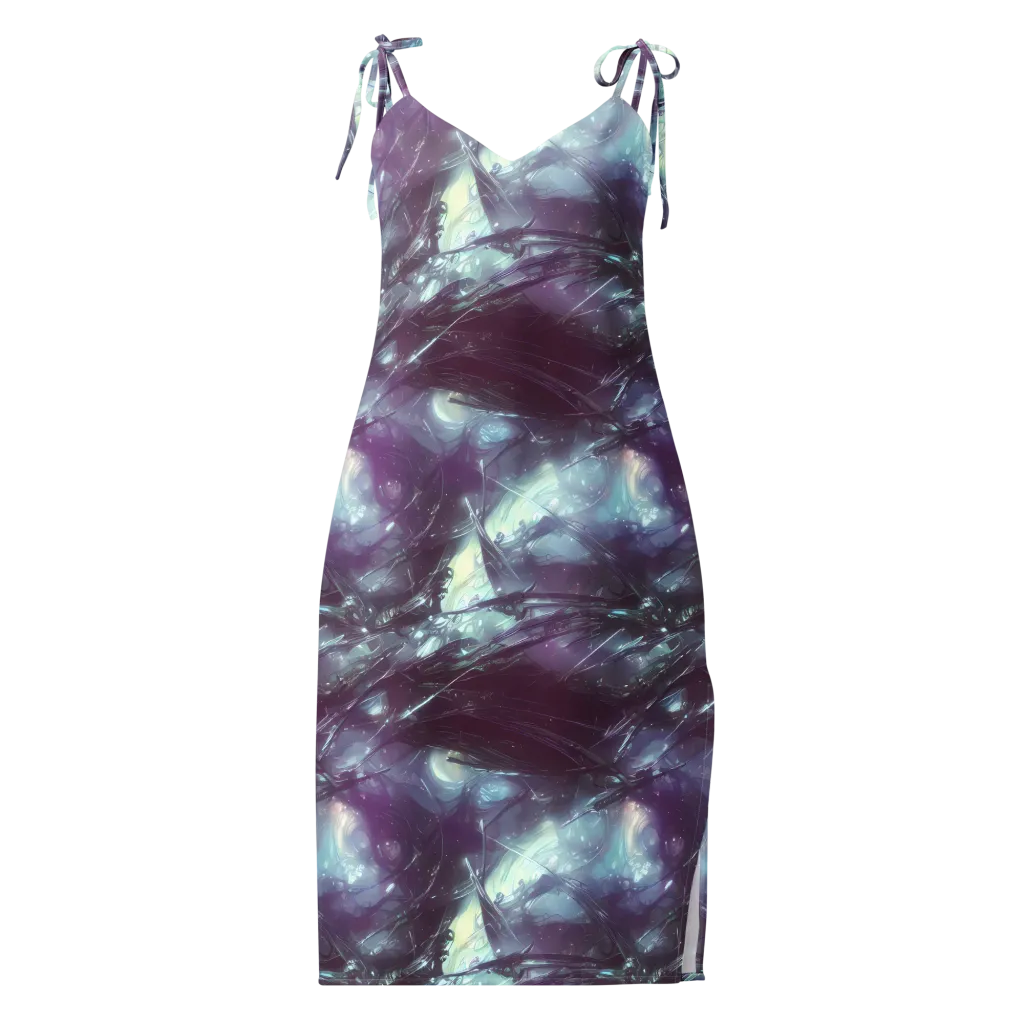Nihei Shimmer on Slip Dress — Front