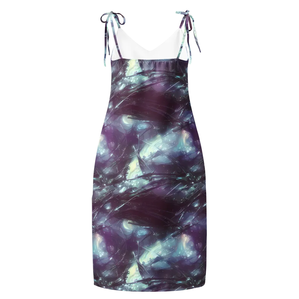 Nihei Shimmer on Slip Dress — Back