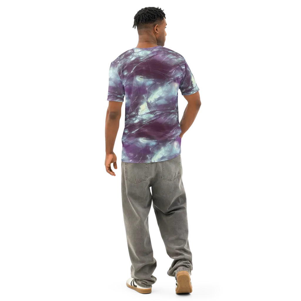 Nihei Shimmer on Men's Cotton Crew Neck T-Shirt — Back