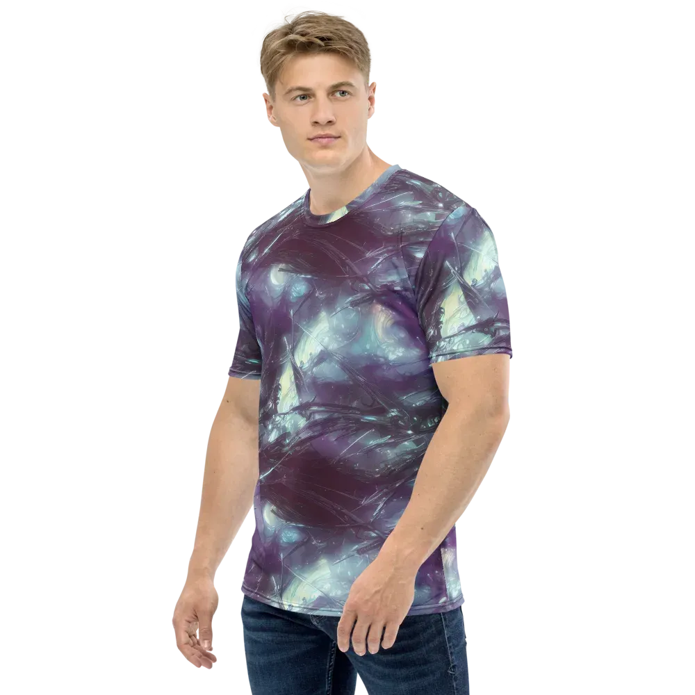Nihei Shimmer on Men's Crew Neck T-Shirt — Left