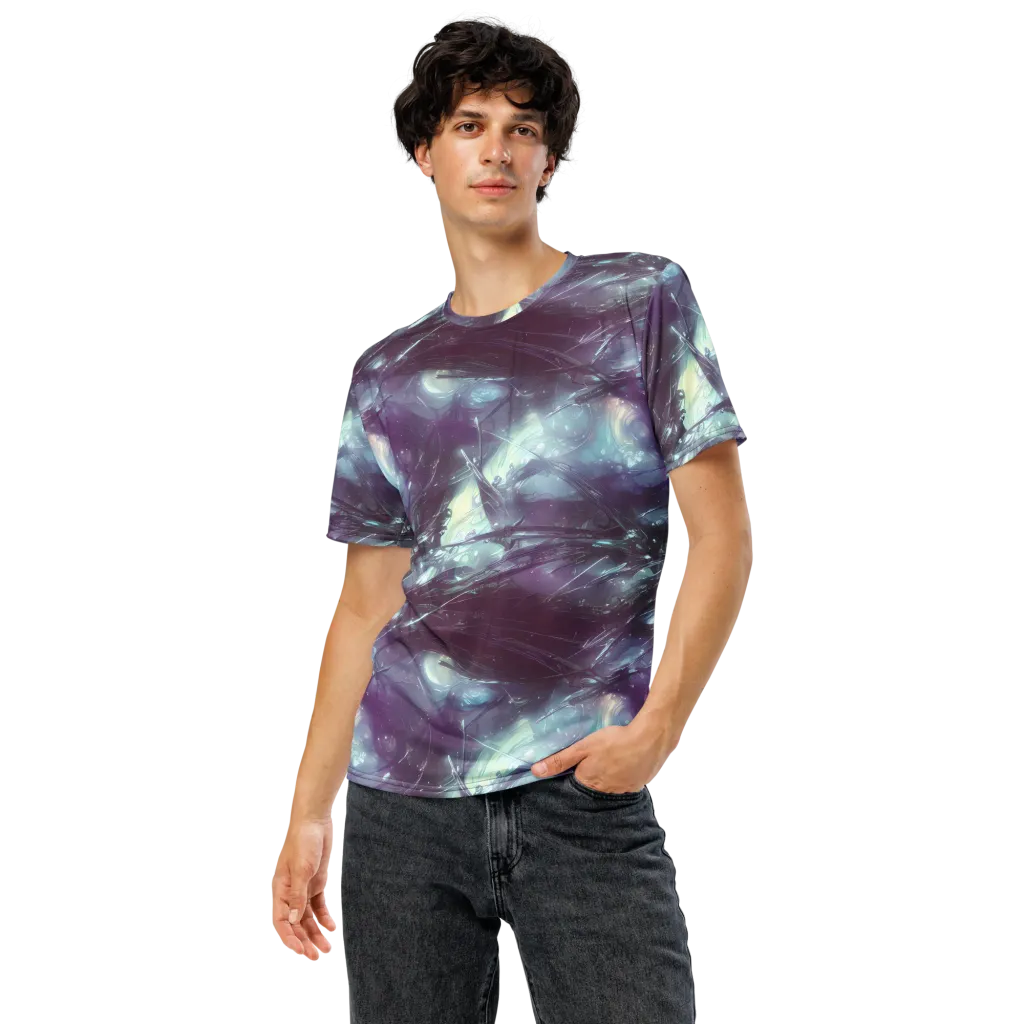 Nihei Shimmer on Men's Crew Neck T-Shirt — Front