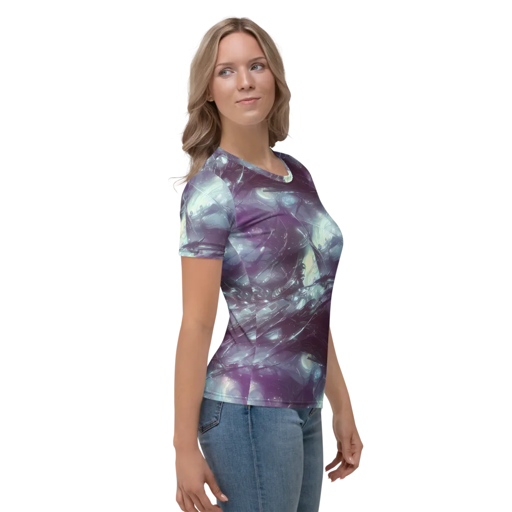 Nihei Shimmer on Women's Crew Neck T-Shirt — Right