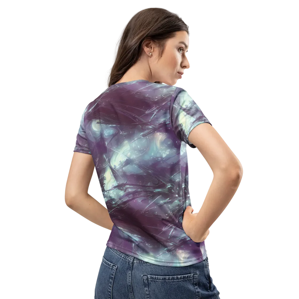 Nihei Shimmer on Women's Crew Neck T-Shirt — Back