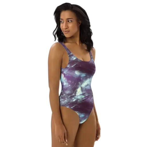 Nihei Shimmer on a One-Piece Swimsuit