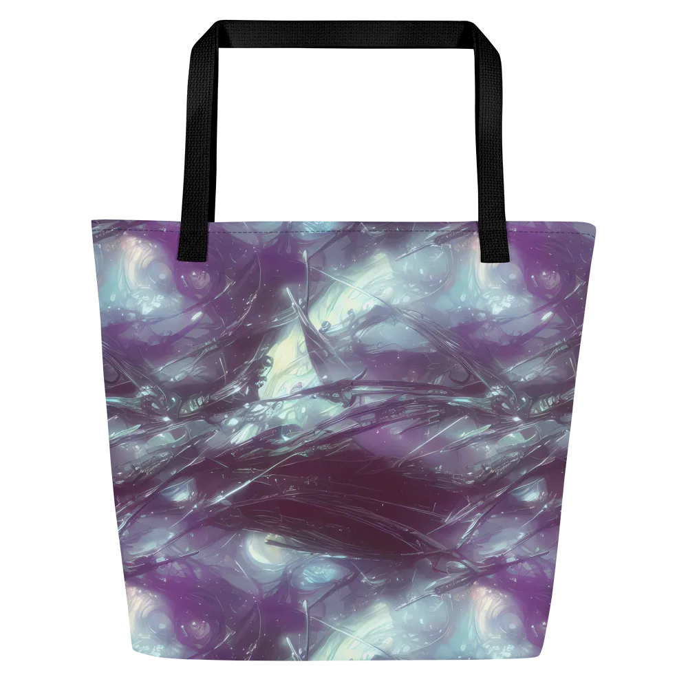 Nihei Shimmer on Large Tote Bag W/ Pocket — Front