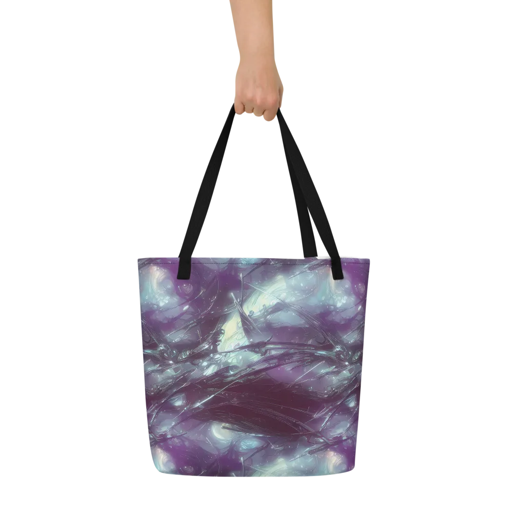 Nihei Shimmer on Large Tote Bag W/ Pocket — Front