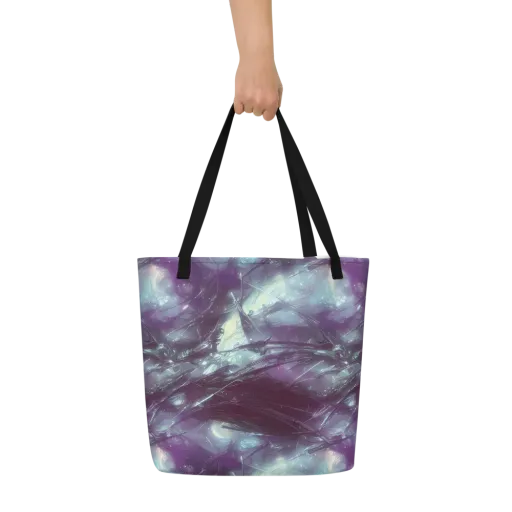 Nihei Shimmer on a Large Tote Bag W/ Pocket