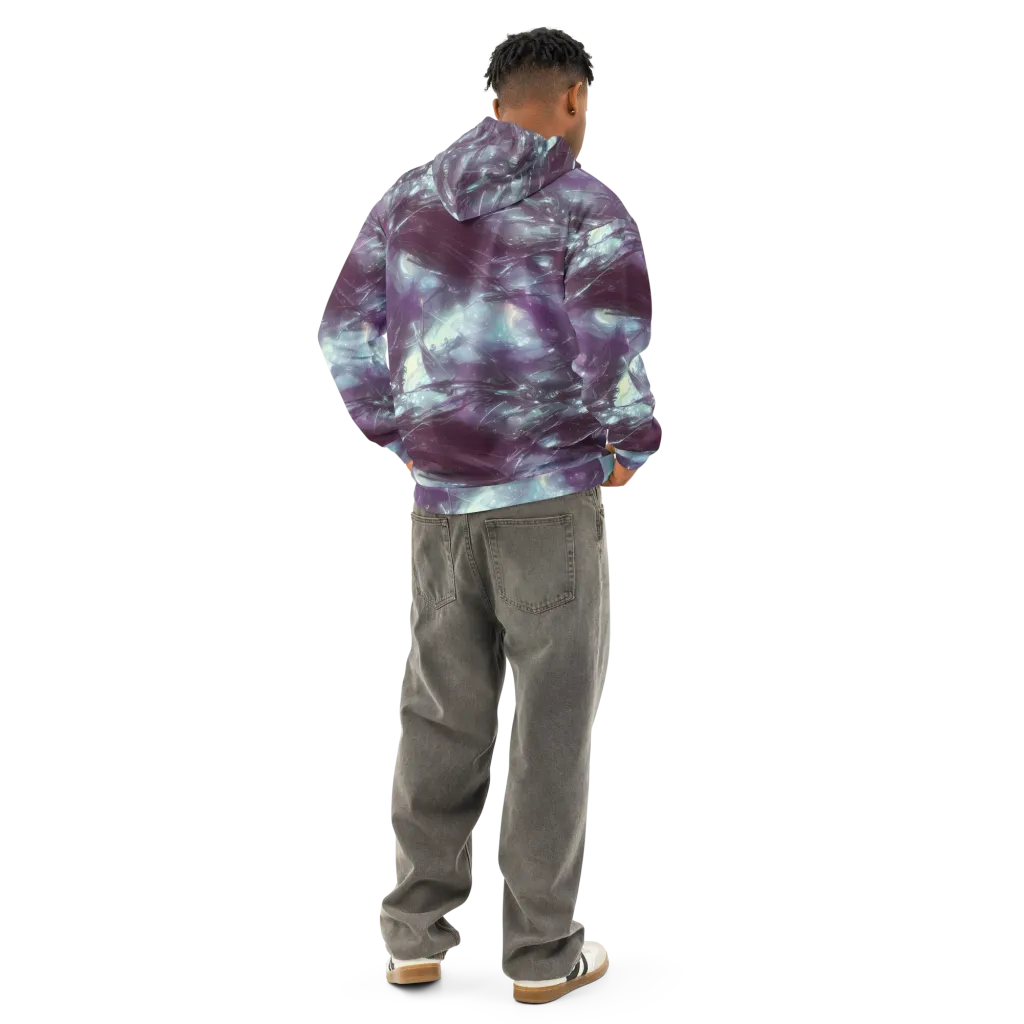 Nihei Shimmer on Cotton Hoodie — Back