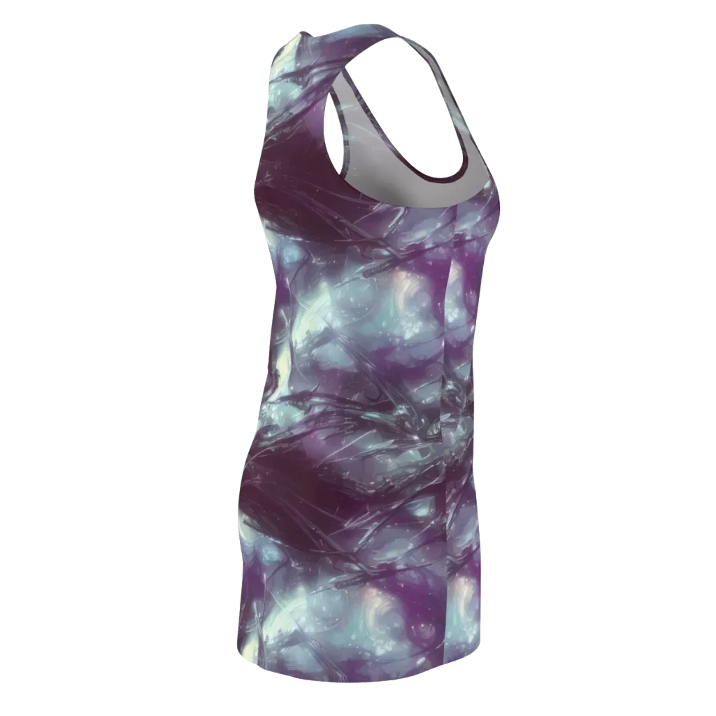 Nihei Shimmer on Racerback Dress — Back Side