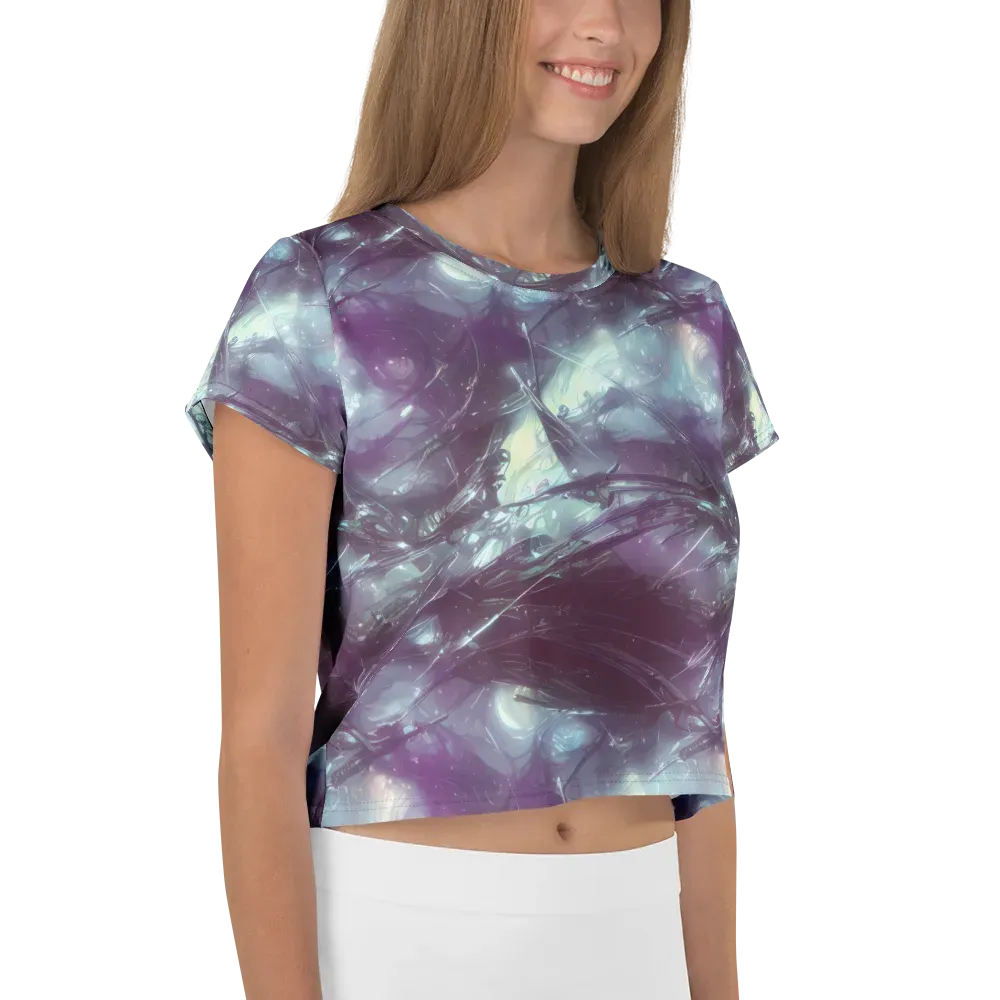 Nihei Shimmer on Crop Tee — Right
