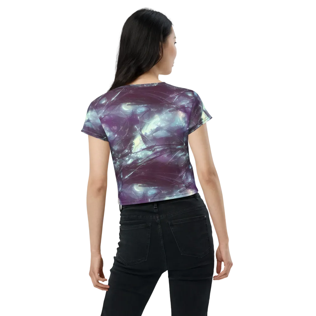 Nihei Shimmer on Crop Tee — Back