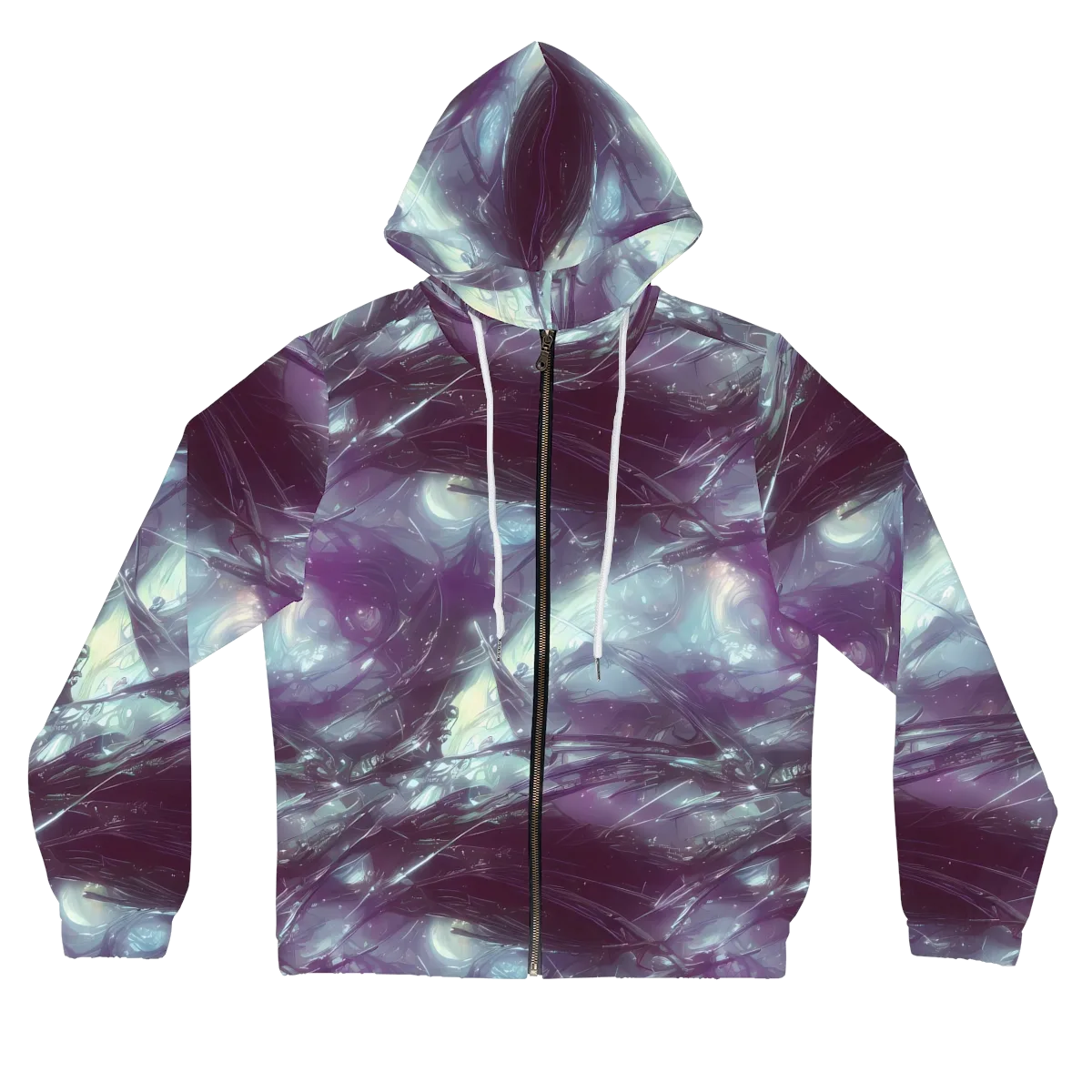 Nihei Shimmer on Women's Full-Zip Hoodie — Front