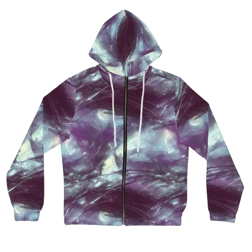 Nihei Shimmer on a Women's Full-Zip Hoodie