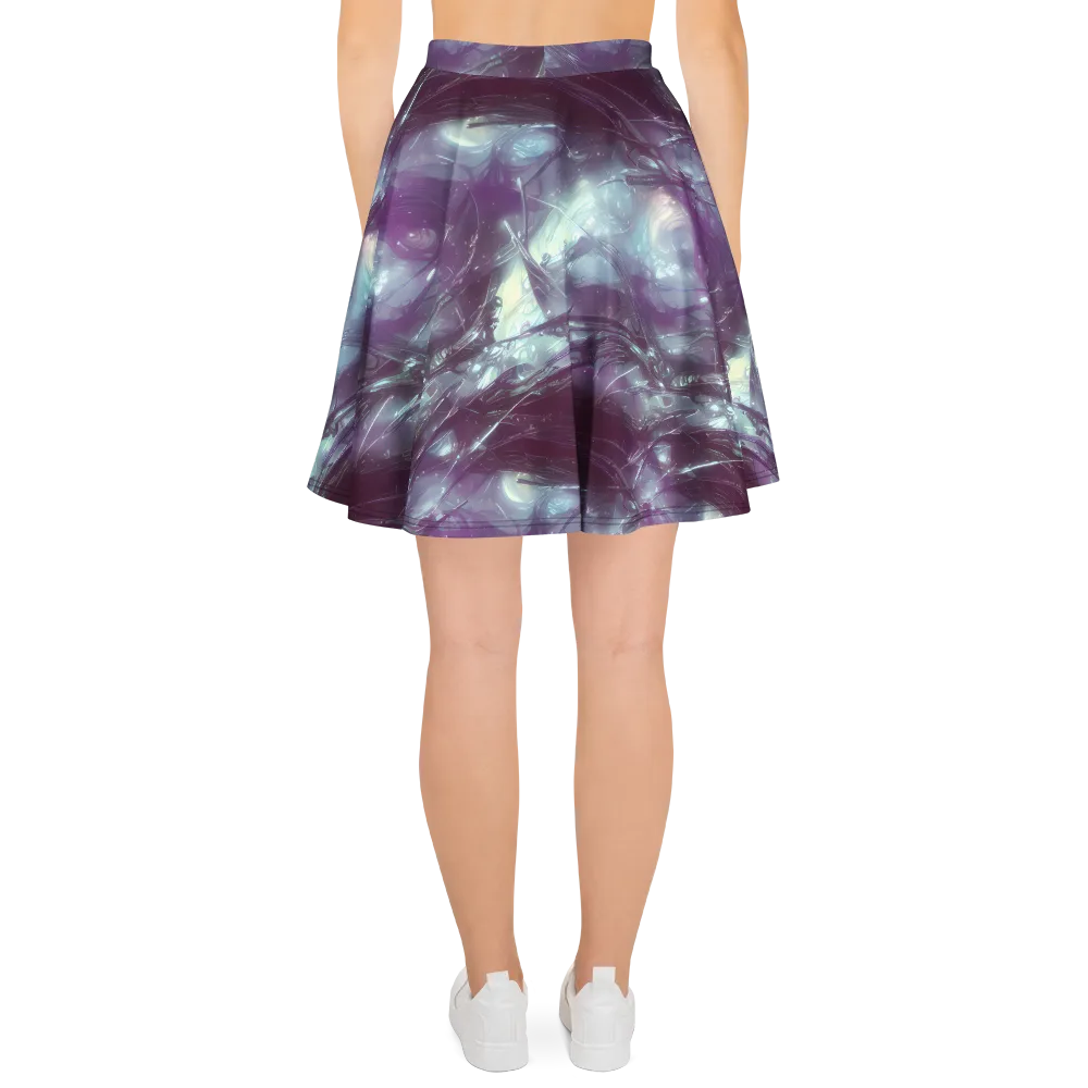 Nihei Shimmer on Skater Skirt — Back