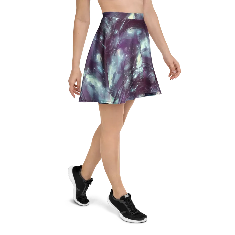 Nihei Shimmer on Skater Skirt — Right