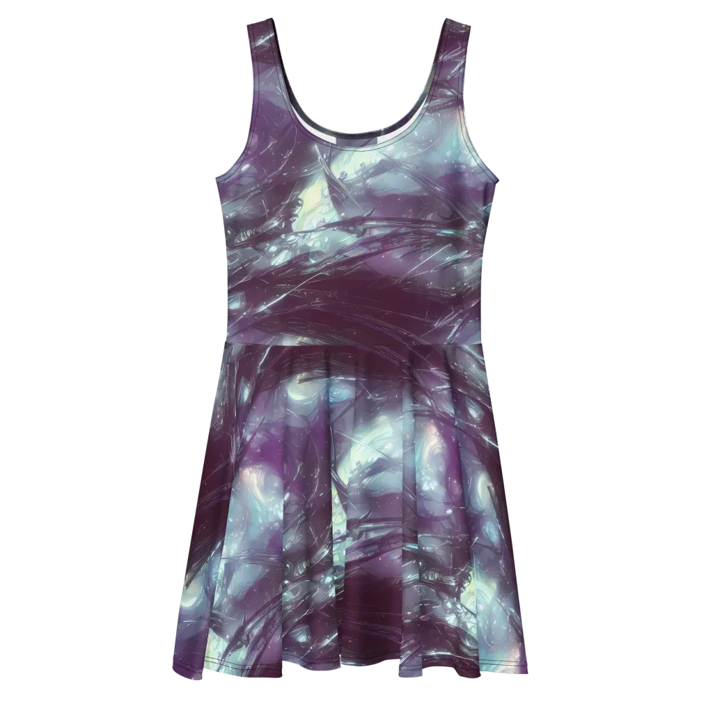 Nihei Shimmer on Skater Dress — Front