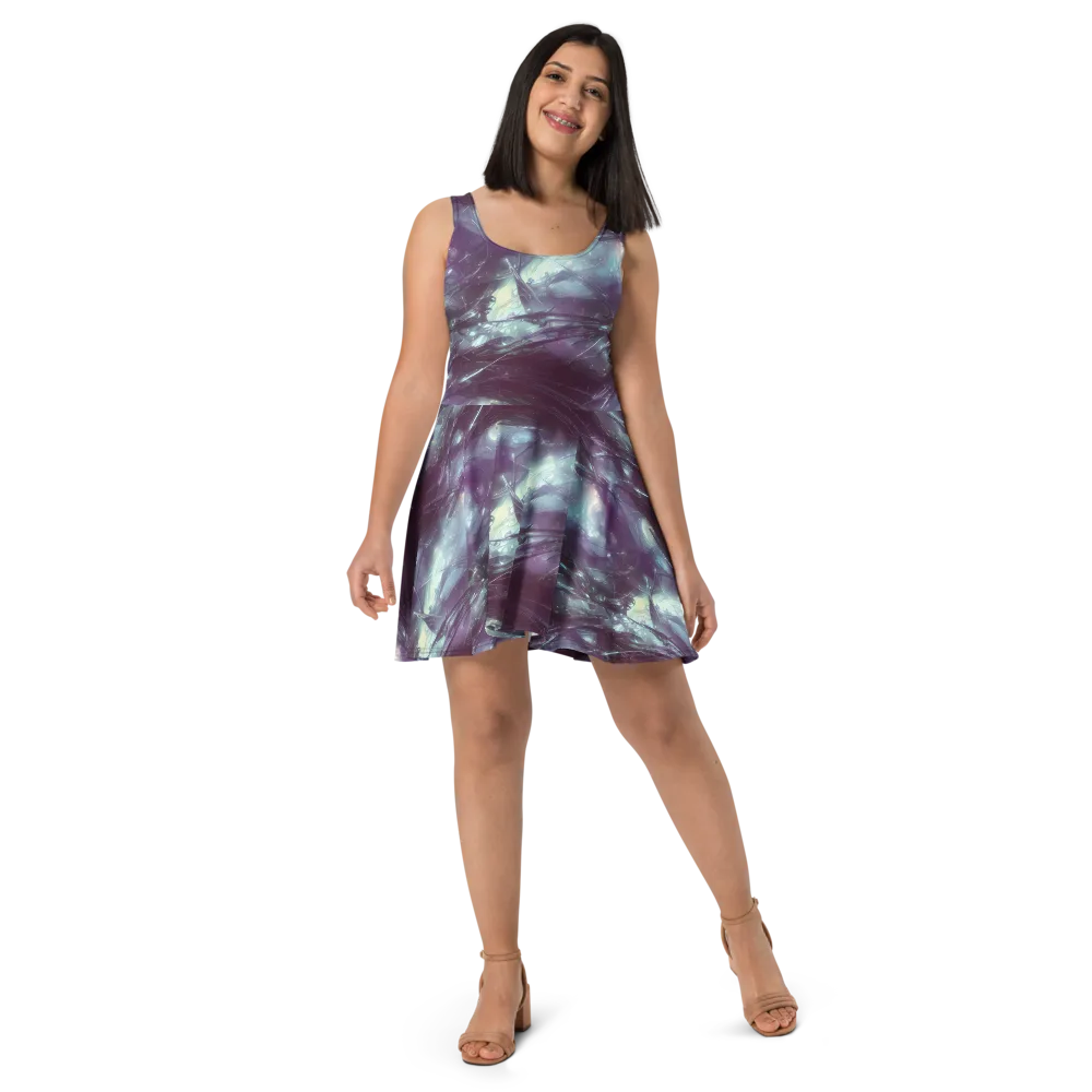 Nihei Shimmer on Skater Dress — Front