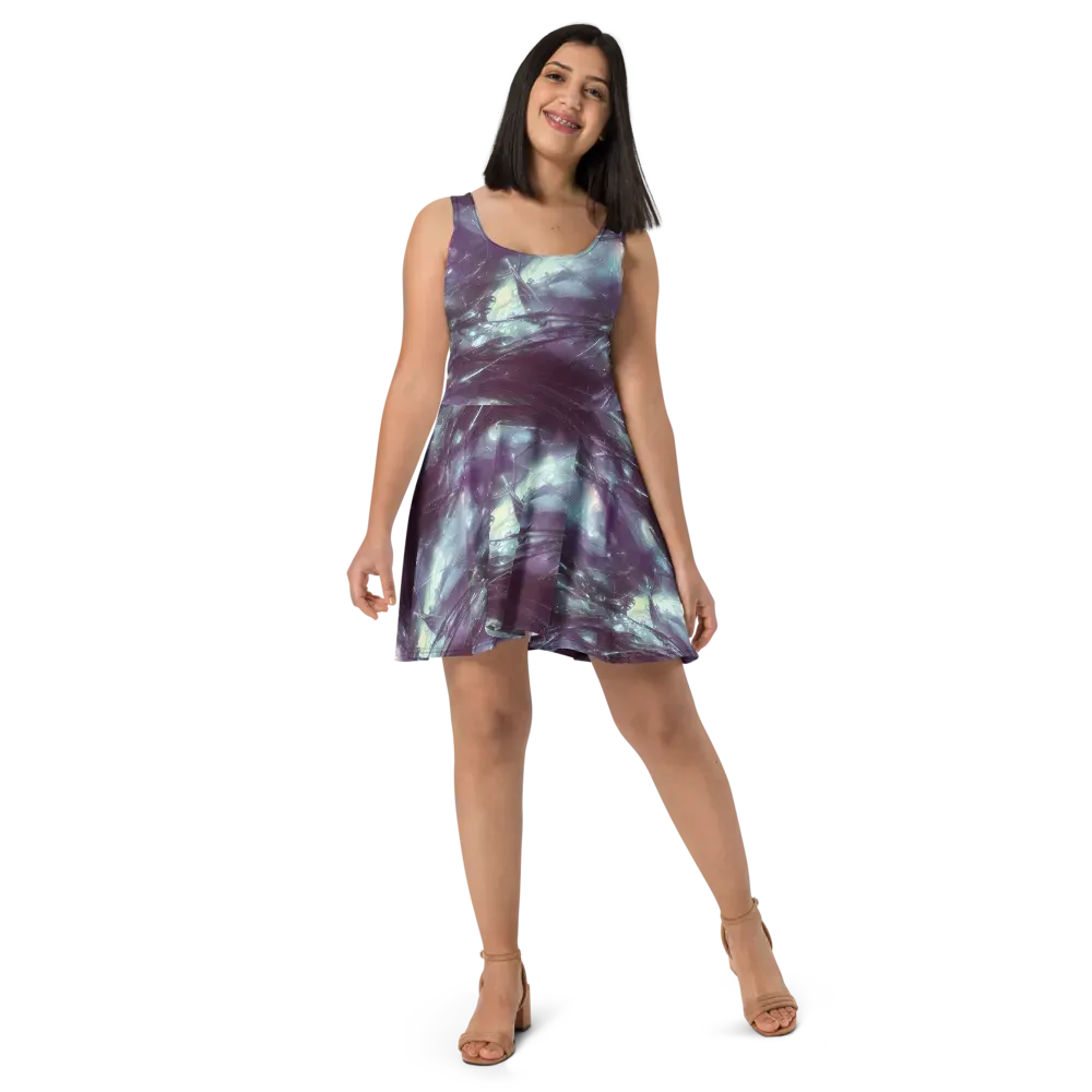 Nihei Shimmer on Skater Dress — Front