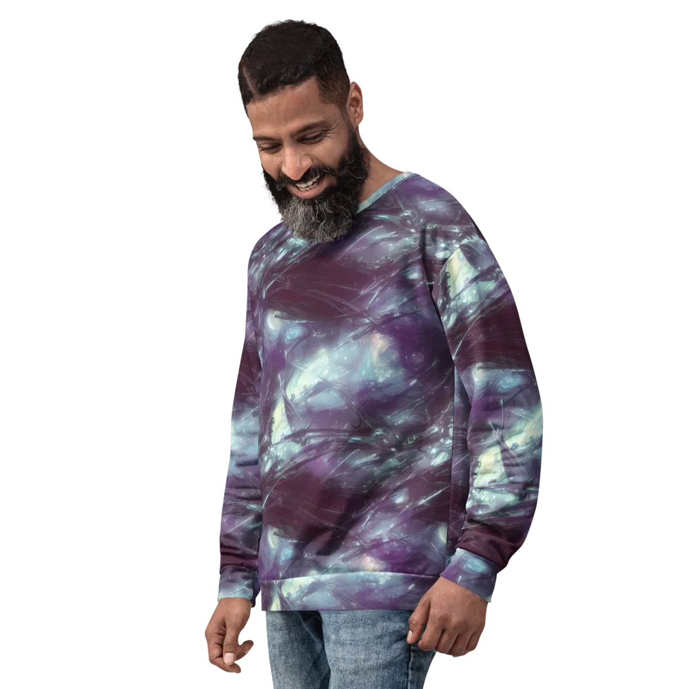Nihei Shimmer on Sweatshirt — Left Front