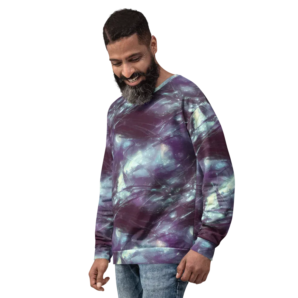 Nihei Shimmer on Sweatshirt — Left Front