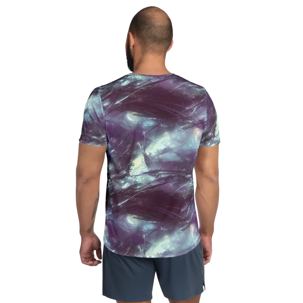 Nihei Shimmer on Men's Athletic T-Shirt — Back