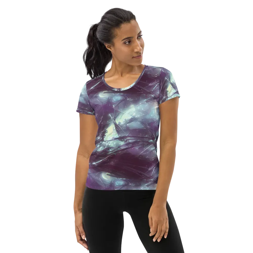 Nihei Shimmer on Women's Athletic T-Shirt — Front