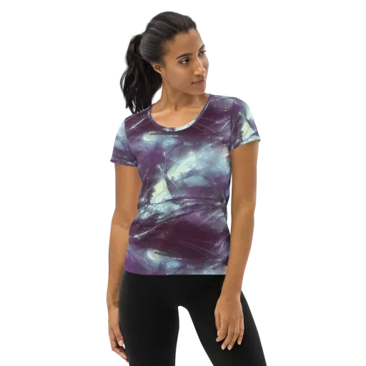 Nihei Shimmer on a Women's Athletic T-Shirt