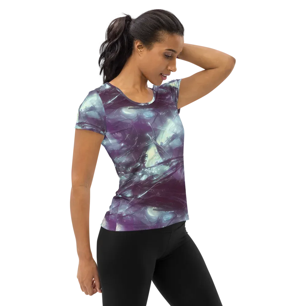 Nihei Shimmer on Women's Athletic T-Shirt — Right