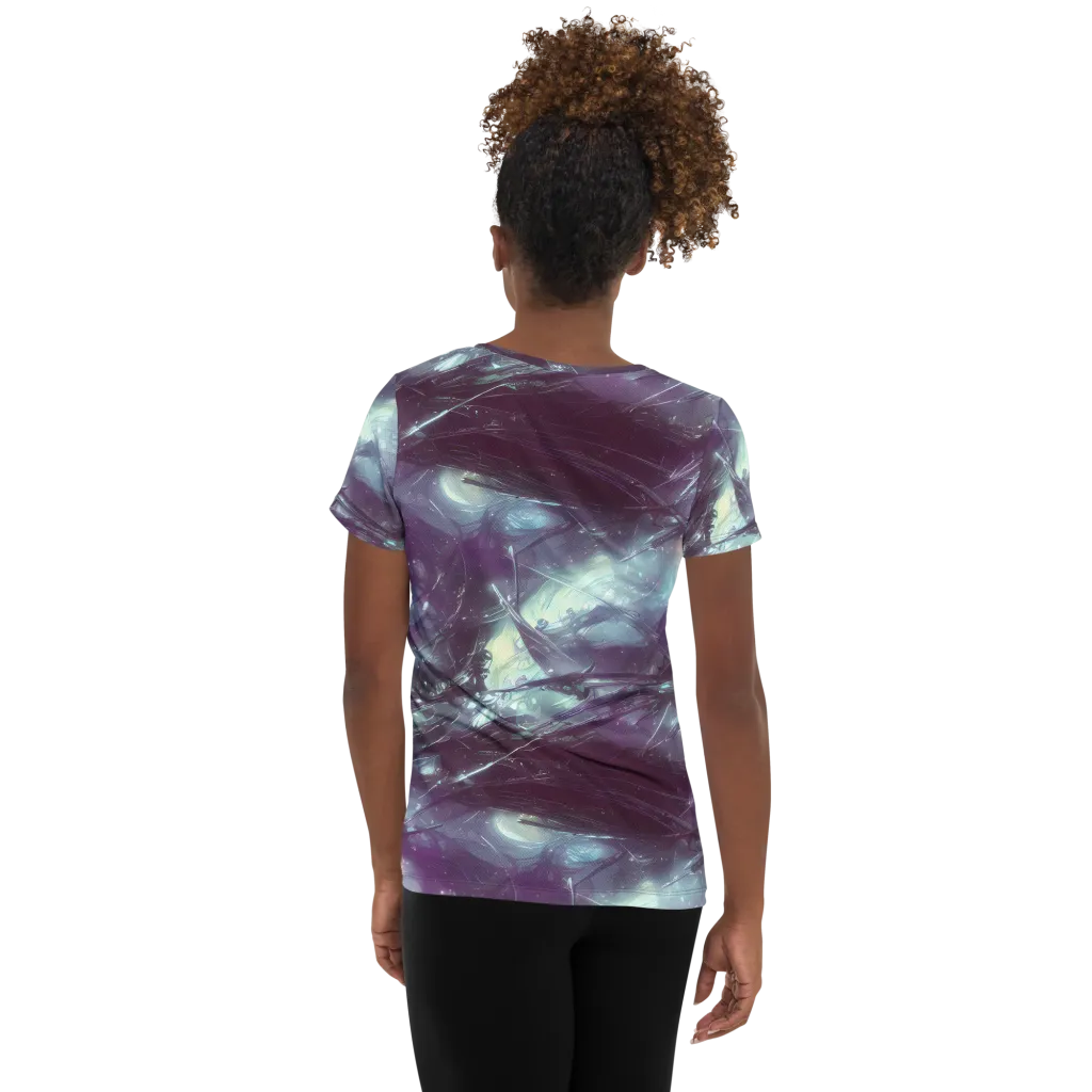 Nihei Shimmer on Women's Athletic T-Shirt — Back