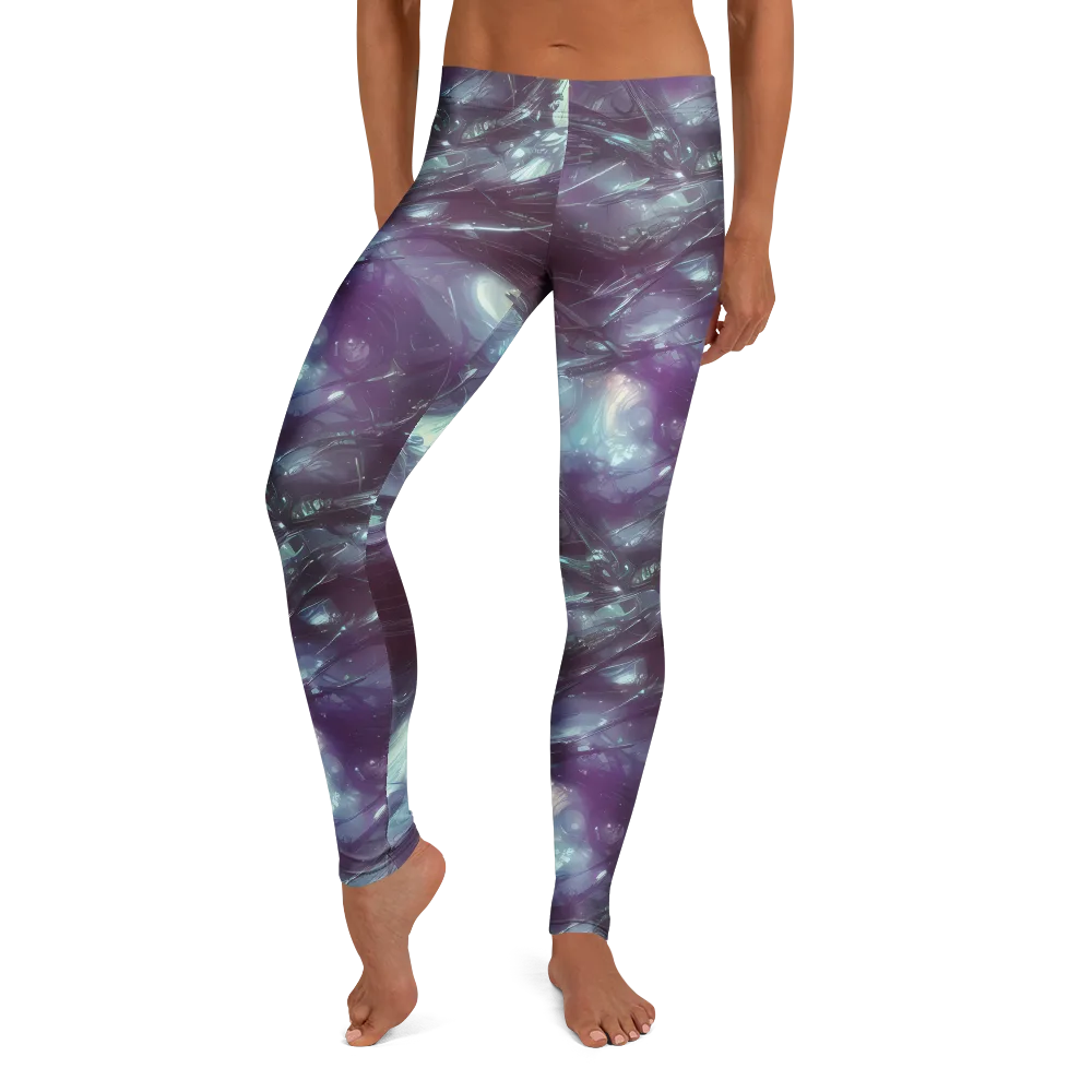 Nihei Shimmer on Leggings — Front
