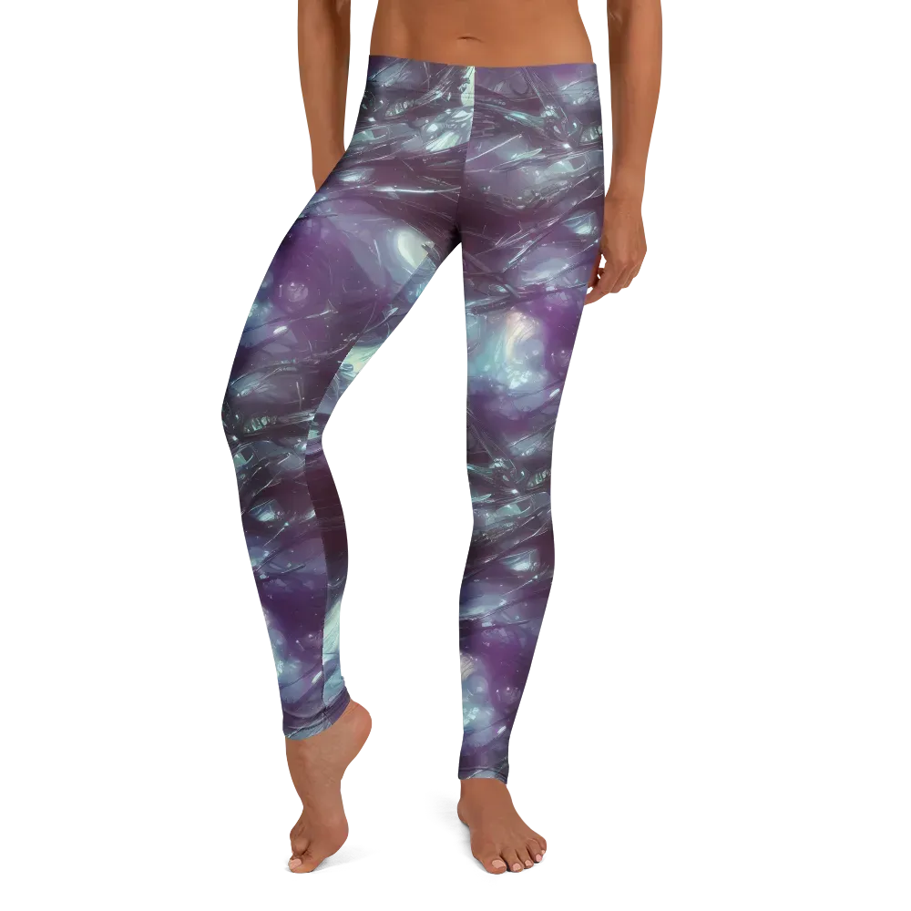 Nihei Shimmer on Leggings — Front