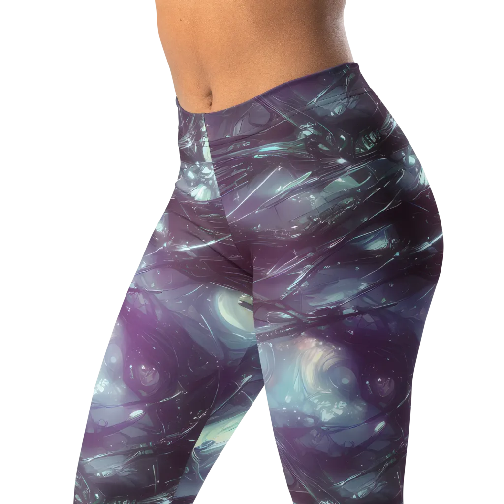 Nihei Shimmer on Leggings — Left Front