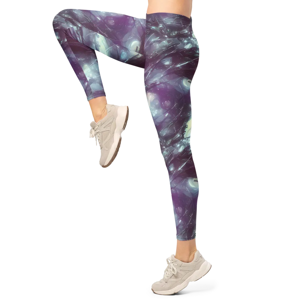 Nihei Shimmer on Leggings — Left